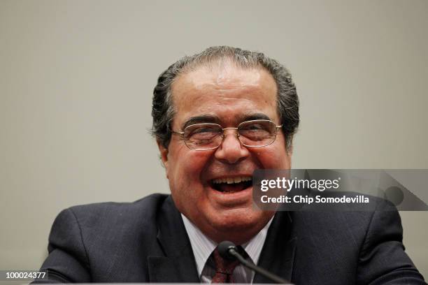 Supreme Court Associate Justice Antonin Scalia testifies before the House Judiciary Committee's Commercial and Administrative Law Subcommittee on...