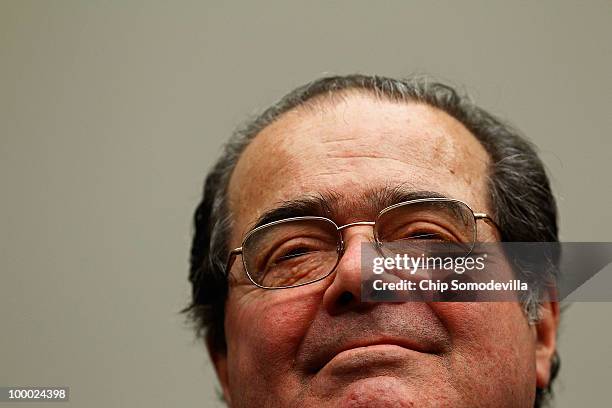 Supreme Court Associate Justice Antonin Scalia testifies before the House Judiciary Committee's Commercial and Administrative Law Subcommittee on...
