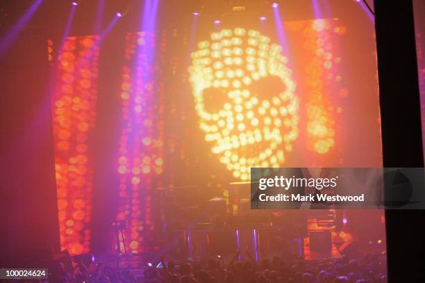 Chemical Brothers perform at The Roundhouse on May 20, 2010 in London, England.