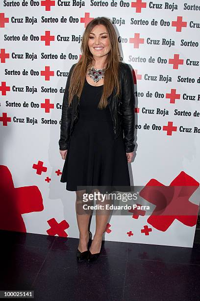 Amaia Montero attends the Red Cross charity concert photocall at Joy Slava disco on May 20, 2010 in Madrid, Spain.