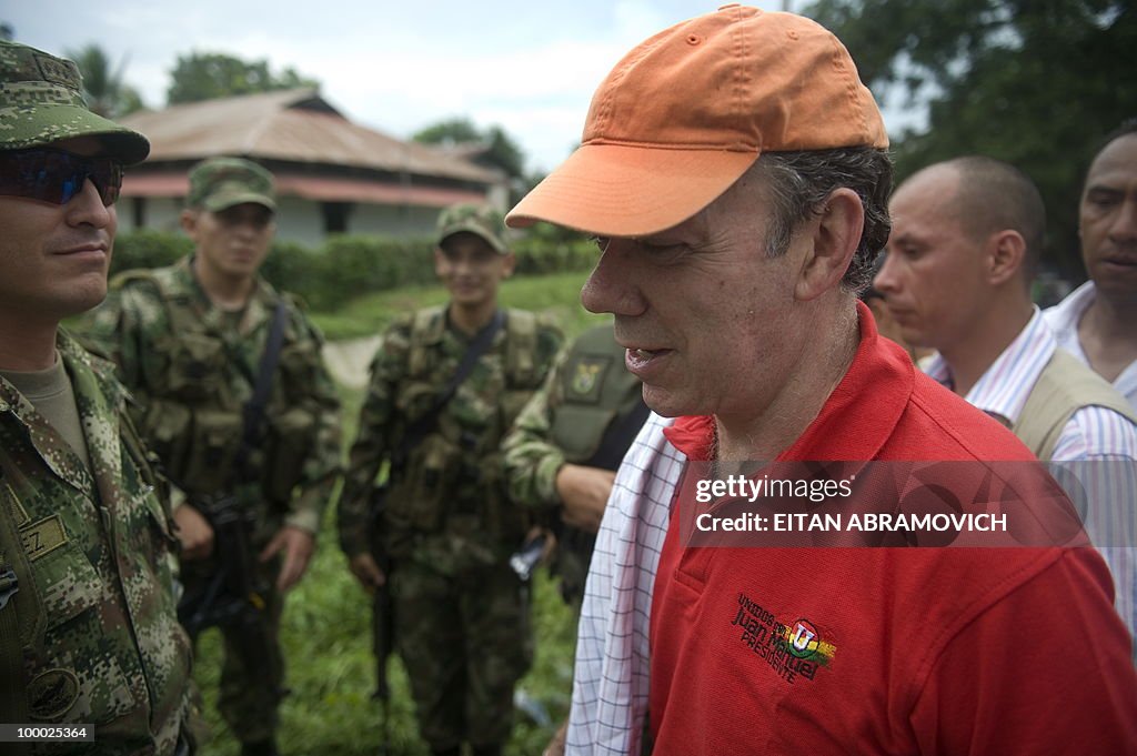 Colombian former Defense Minister and pr