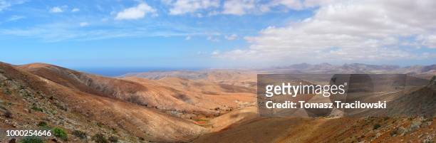 panorama of fuerteventura - tracilowski stock pictures, royalty-free photos & images
