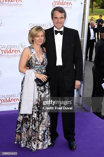 Janet Hansen and Alan hansen attends The Caudwell Children Butterfly Ball at Battersea Evolution on May 20, 2010 in London, England.