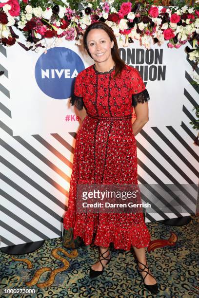 Caroline Rush, Chief Executive of the British Fashion Council attends the launch of the new NIVEA Black and White Invisible last night, hosted in...