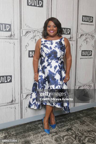 Actress Sherri Shepherd visits BUILD to discuss the television show, 'Trial & Error: Lady, Killer' at Build Studio on July 16, 2018 in New York City.
