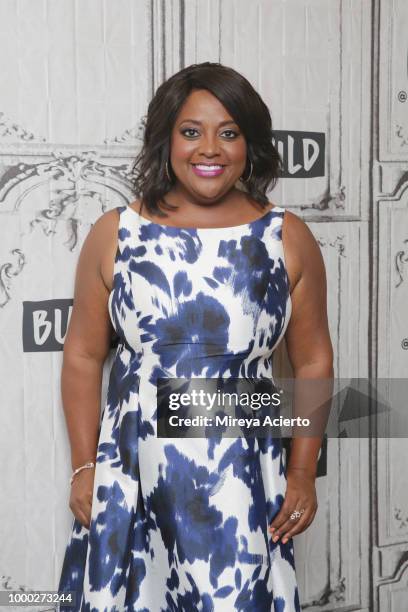 Actress Sherri Shepherd visits BUILD to discuss the television show, 'Trial & Error: Lady, Killer' at Build Studio on July 16, 2018 in New York City.