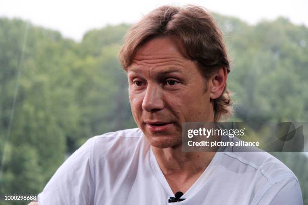 Former Russian soccer player Valeri Karpin speaks at a studio of Russian sports channel Match-TV in Moscow, Russia, 29 June 0217. Photo: Thomas...