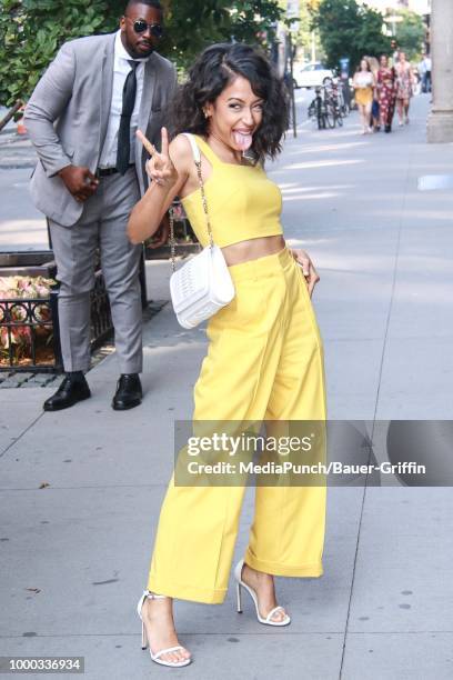 Liza Koshy is seen on July 16, 2018 in New York City.