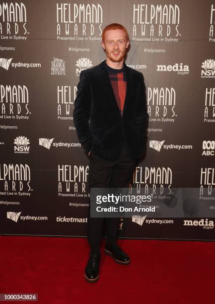 Nelson Earl arrives at the 18th Annual Helpmann Awards at Capitol Theatre on July 16, 2018 in Sydney, Australia.