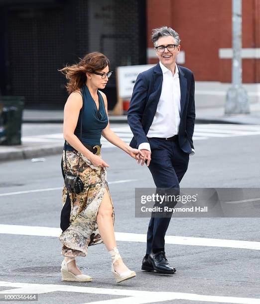 Actress Gina Gershon is seen on July 16, 2018 in New York City.