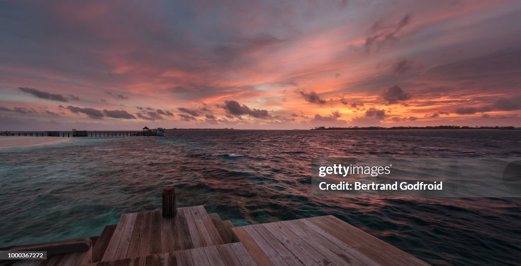 Maldivian sunset