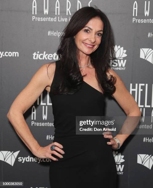 Lindi Adler arrives at the 18th Annual Helpmann Awards at Capitol Theatre on July 16, 2018 in Sydney, Australia.