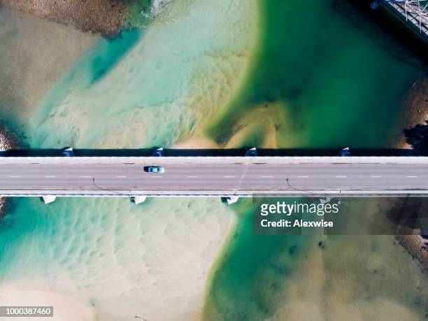 coastal-brücke - australia road stock-fotos und bilder