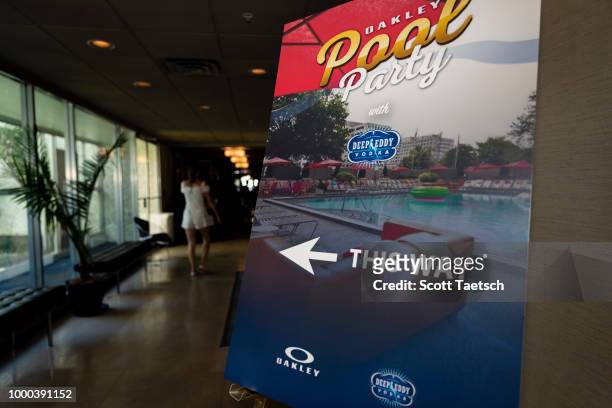 General view of the venue during the Oakley Pool Party Featuring Deep Eddy Vodka at Capitol Skyline Hotel Pool on July 16, 2018 in Washington, DC.