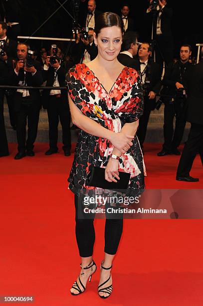 Jury Member Giovanna Mezzogiorno attends the 'Our Life' Premiere held at the Palais des Festivals during the 63rd Annual International Cannes Film...