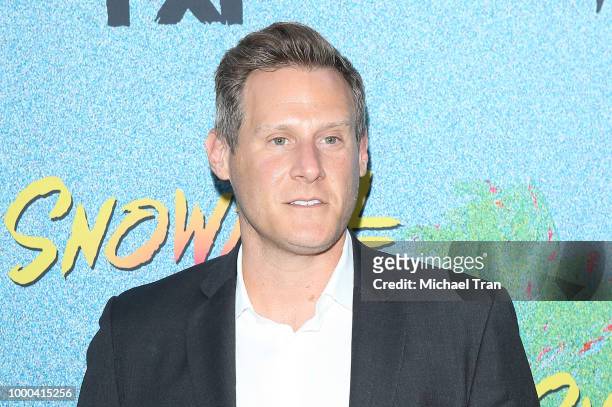 Trevor Engelson arrives to the Los Angeles premiere of FX's "Snowfall" Season 2 held at Regal Cinemas L.A. LIVE Stadium 14 on July 16, 2018 in Los...
