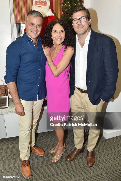 David Bowen, Baroness Sheri de Borchgrave and Adam Paige attend Magrino First Look Preview 2018 at Magrino on July 16, 2018 in New York City.