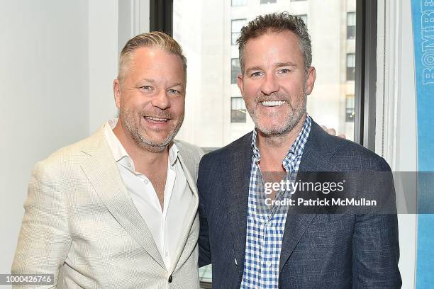 Craig Eddins and James Shay attend Magrino First Look Preview 2018 at Magrino on July 16, 2018 in New York City.