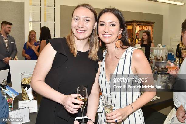 McKenzie Keller and Courtney Iselin attends Magrino First Look Preview 2018 at Magrino on July 16, 2018 in New York City.