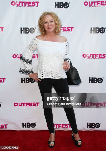 Actress Virginia Madsen attends the Premiere of "1985" at the 2018 Outfest Los Angeles LGBT Film Festival at the DGA Theater on July 16, 2018 in Los...