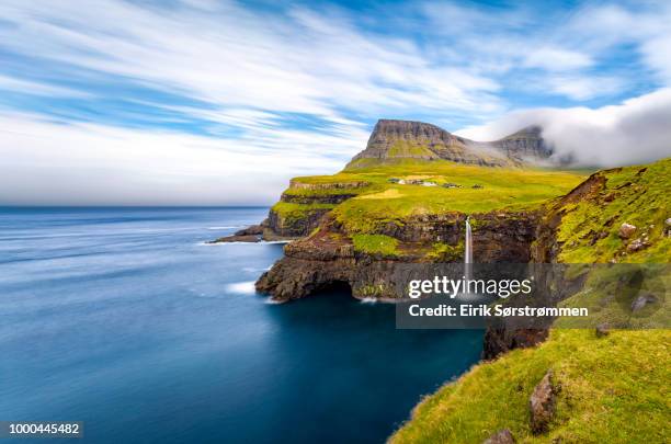 sørvágur,faroe islands - faroe islands bildbanksfoton och bilder