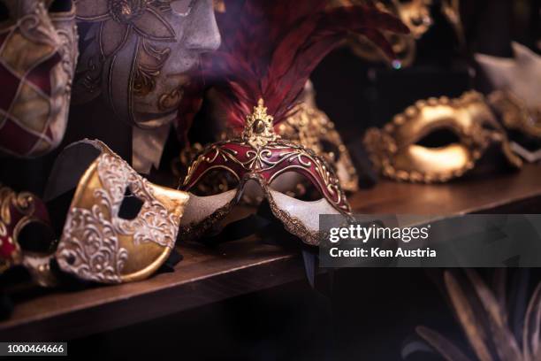 masks - maschere di carnevale foto e immagini stock