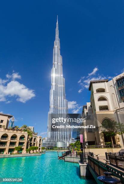 tallest lady. - burj khalifa stock-fotos und bilder