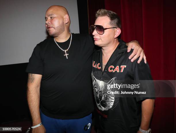 Fat Joe and Scott Storch attend the "Still Storch" New York Screening at The Roxy Hotel on July 16, 2018 in New York City.