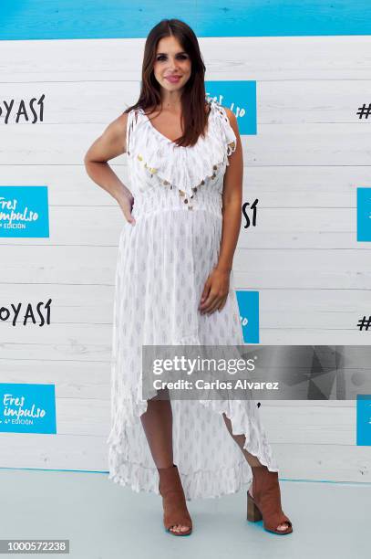 Actress Elena Furiase presents 'Yo Soy Asi' campaign by Font Vella at Room Mate Oscar Hotel on July 17, 2018 in Madrid, Spain.