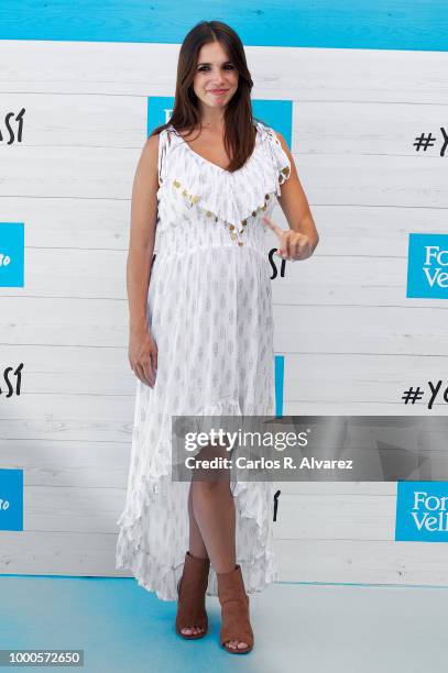 Actress Elena Furiase presents 'Yo Soy Asi' campaign by Font Vella at Room Mate Oscar Hotel on July 17, 2018 in Madrid, Spain.