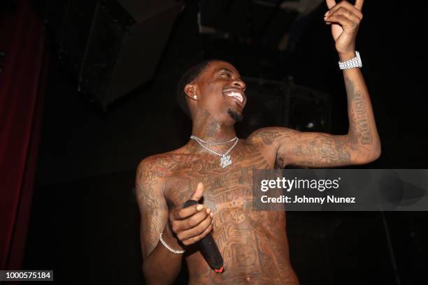 Rich Homie Quan performs at Gramercy Theatre on July 16, 2018 in New York City.