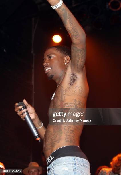 Rich Homie Quan performs at Gramercy Theatre on July 16, 2018 in New York City.