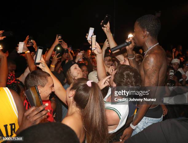 Rich Homie Quan performs at Gramercy Theatre on July 16, 2018 in New York City.