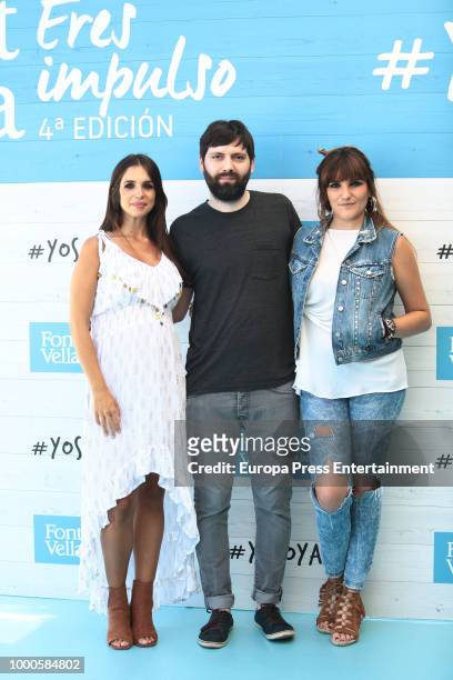 Rozalen and Elena Furiase present the Font Vella campaigns IV Eres Impulso and #YoSoyAsi on July 17, 2018 in Madrid, Spain.