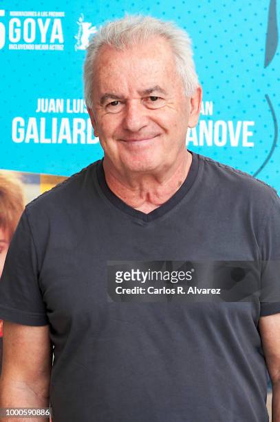 Singer Victor Manuel attends 'El Vuelo de La Paloma' 30th anniversary at Academia de Cine on July 17, 2018 in Madrid, Spain.