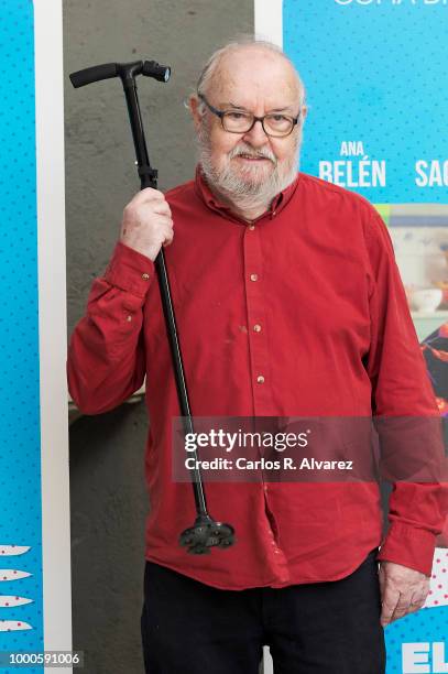 Director Jose Luis Garcia Sanchez attends 'El Vuelo de La Paloma' 30th anniversary at Academia de Cine on July 17, 2018 in Madrid, Spain.