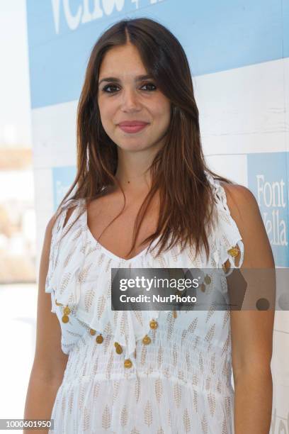 Actress Elena Furiase presents 'Yo Soy Asi' campaign by Font Vella at Room Mate Oscar Hotel on July 17, 2018 in Madrid, Spain.