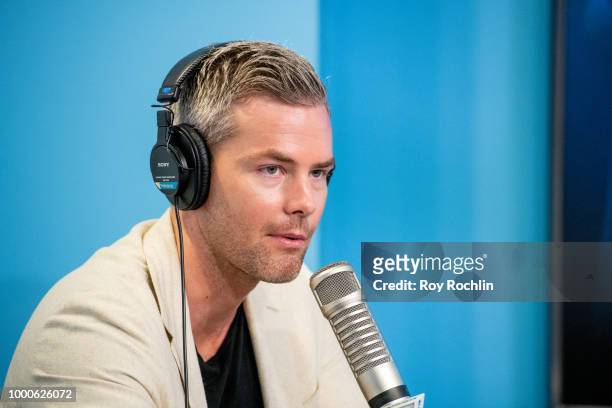 Ryan Serhant visits "The Elvis Duran Z100 Morning Show" at Z100 Studio on July 17, 2018 in New York City.