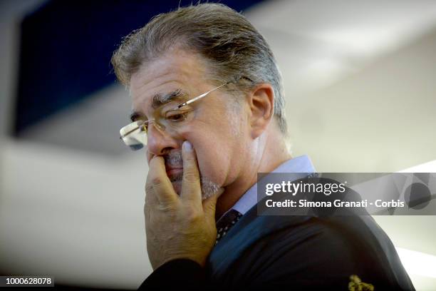 The lawyer Fabio Anselmo during the trial against five military police officers for the death of Stefano Cucchi, on July 17, 2018 in Rome, Italy. The...