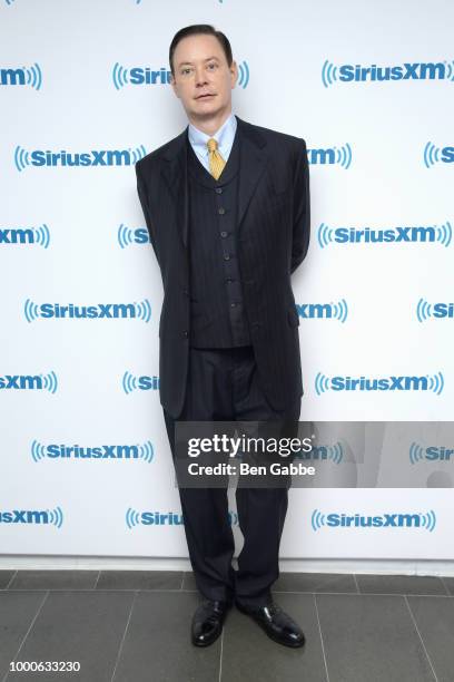 Writer Andrew Solomon visits SiriusXM Studios on July 17, 2018 in New York City.