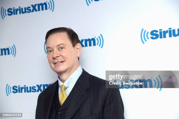 Writer Andrew Solomon visits SiriusXM Studios on July 17, 2018 in New York City.