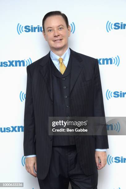 Writer Andrew Solomon visits SiriusXM Studios on July 17, 2018 in New York City.