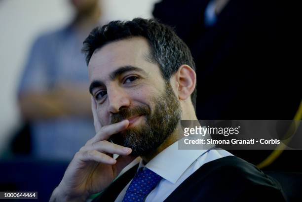 Prosecutor Giovanni Musarò during the trial against five military police officers for the death of Stefano Cucchi, on July 17, 2018 in Rome, Italy....