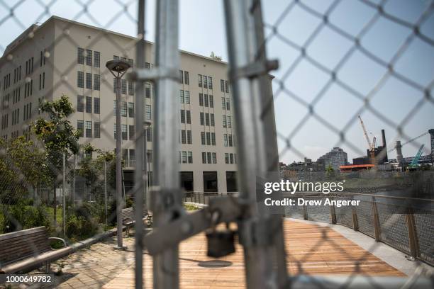 Kent Avenue, a building owned by Kushner Companies, stands in the Williamsburg neighborhood, July 17, 2018 in the Brooklyn borough of New York City....