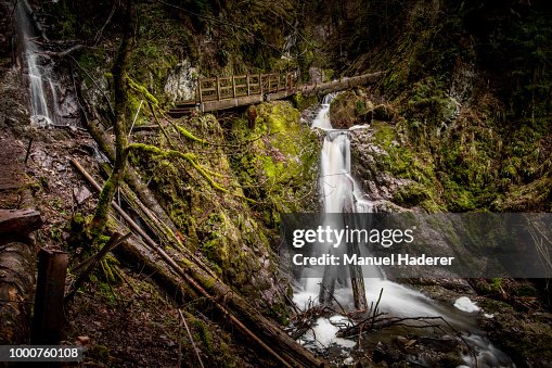Waterfall In Spring High-Res Stock Photo - Getty Images