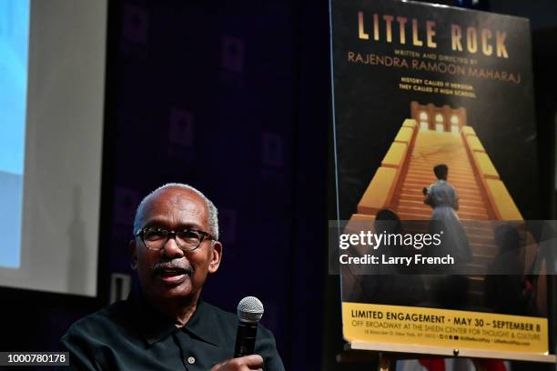 Author Donna Walker Kuhn and Ernest Green, an original member of the Little Rock Nine, discuss "Little Rock" during a panel discussion at the...