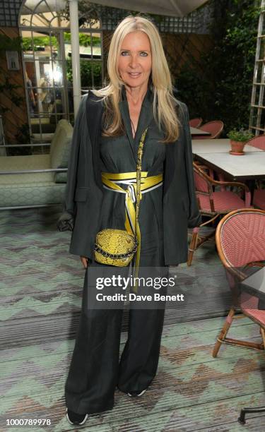 Amanda Wakeley attends a special dinner hosted by For Good Causes in aid of Afrikids at Chucs on July 17, 2018 in London, England.