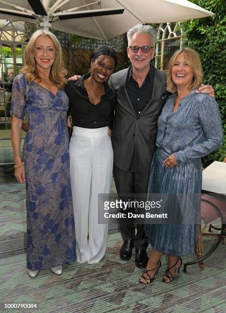 Sharon Maughan, June Sarpong, Trevor Eve and Mika Simmons attend a special dinner hosted by For Good Causes in aid of Afrikids at Chucs on July 17,...