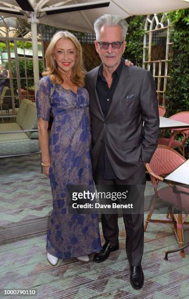 Sharon Maughan and Trevor Eve attend a special dinner hosted by For Good Causes in aid of Afrikids at Chucs on July 17, 2018 in London, England.