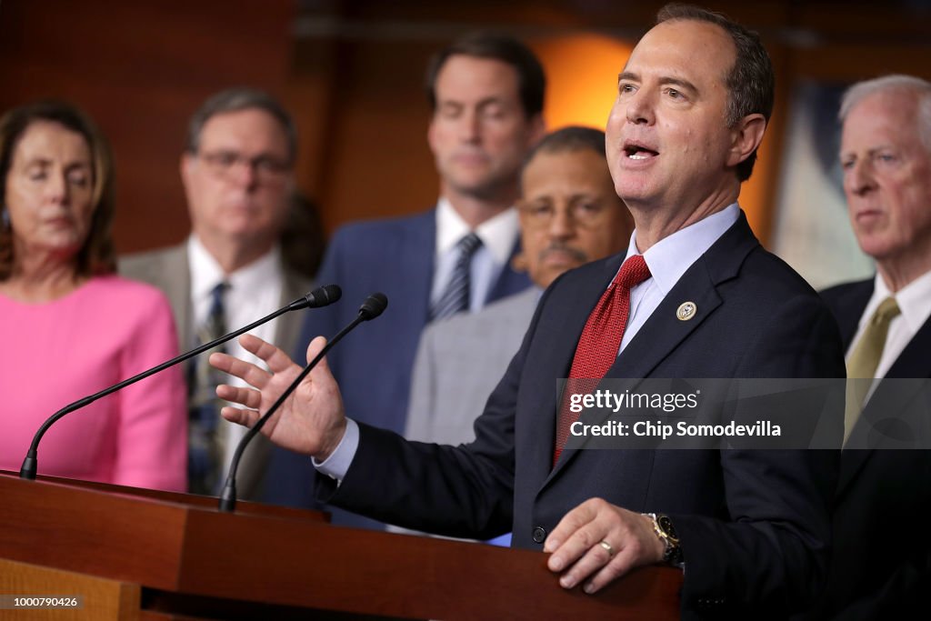 Rep. Nancy Pelosi (D-CA) And Rep. Adam Schiff (D-CA) Discuss Trump's Meeting With Putin In Helsinki